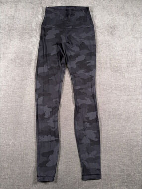 Lululemon Align Leggings, Size 4 Black Camo High Rise